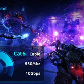 HBE-CAT6 at a glance — Cat 6 cable, 550 MHz, 10 Gbps