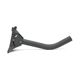 HBE-J-ARM-18 J-arm mount laid on its side, showing the arm’s reach and the adjustment slot in the base