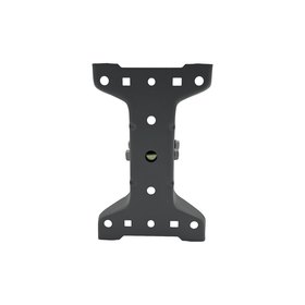 Back of the HBE-J-ARM-18 base plate — the lag-screw and bolt holes it mounts through