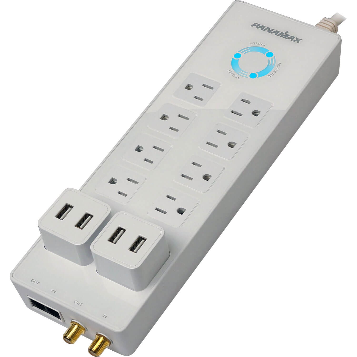 Panamax P360-8 Power360 eight-outlet floor strip surge protector