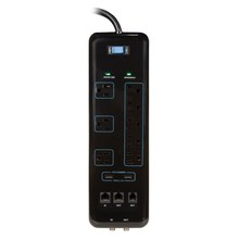 Prime PB523118 8 Outlet 3600 Joule Multimedia Surge Protector with 2-Port USB Charger