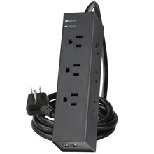 Prime PBSUC404 9 Outlet 3000 Joule Surge Protector with USB Charging and 8ft Cord