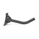 HBE-J-ARM-18 J-arm mount laid on its side, showing the arm&rsquo;s reach and the adjustment slot in the base