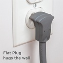 Prime PBGSMU053 7 Outlet 1500 Joule Silver Metal Surge Protector with 6ft Cord