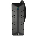 Prime PBSUC410 8 Outlet 3500 Joule Surge Protector with USB Charging and 12ft Cord