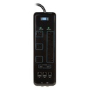 8 Outlet 3600 Joule Multimedia Surge Protector with 2-Port USB Charger