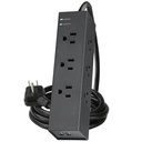 9 Outlet 3000 Joule Surge Protector with USB Charging and 8ft Cord